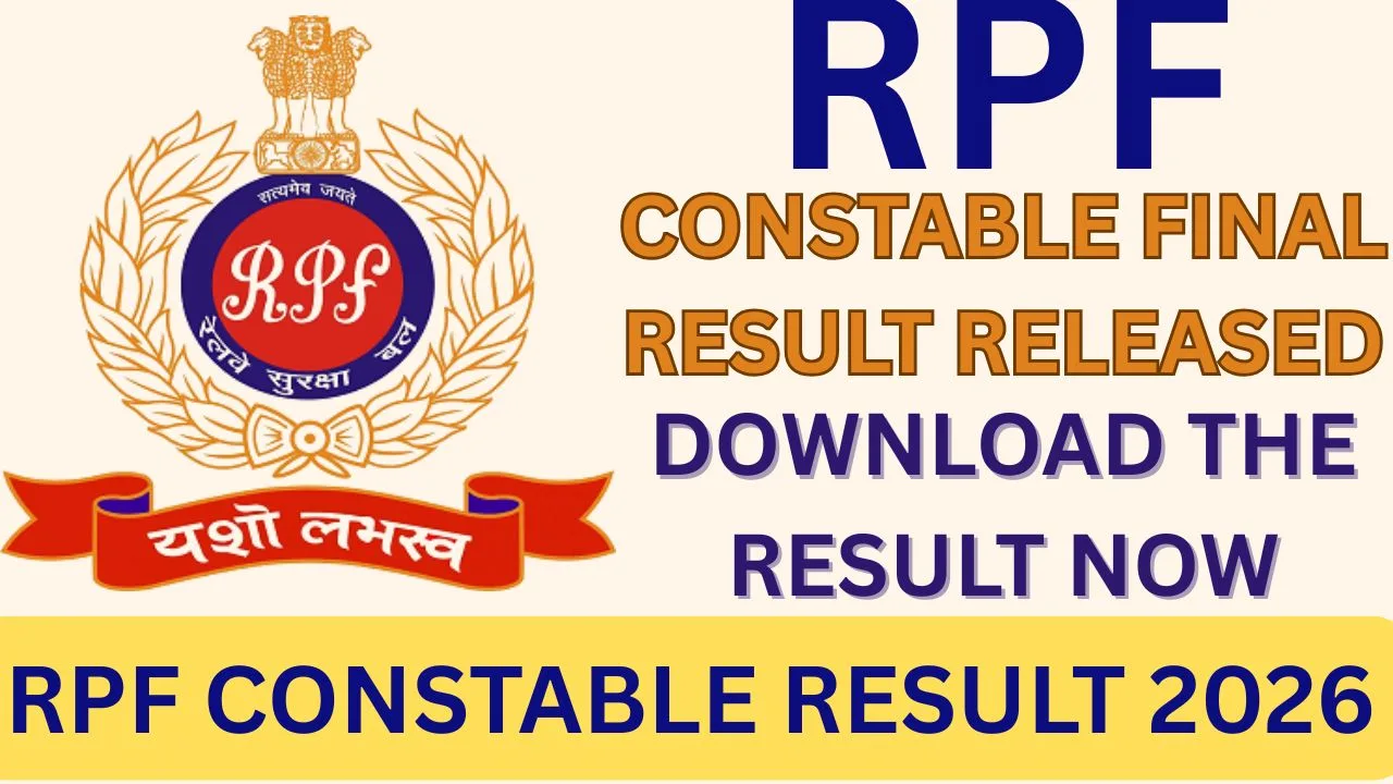 RPF CONSTABLE RESULT 2026