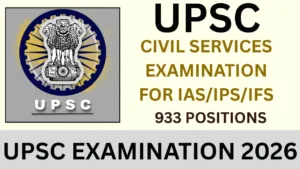 UPSC EXAMINATION 2026
