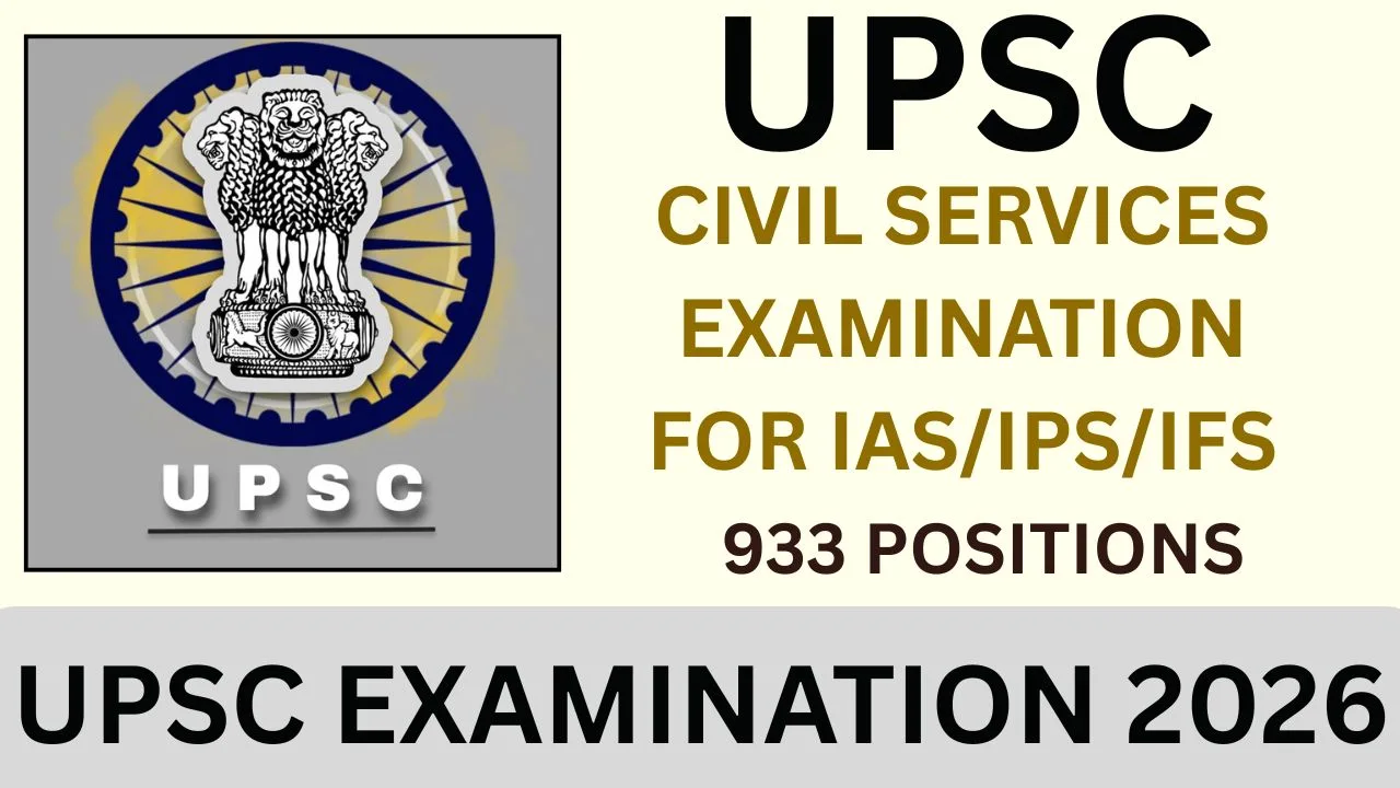 UPSC EXAMINATION 2026
