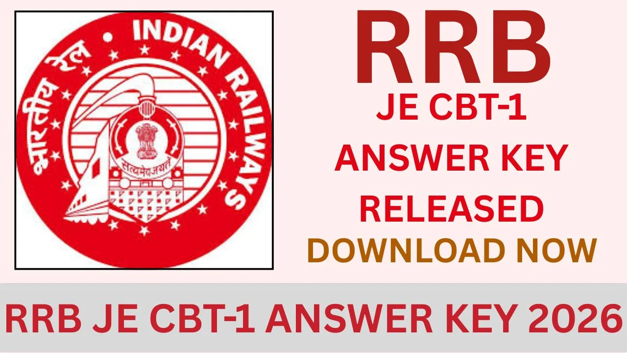 RRB JE CBT-1 ANSWER KEY 2026