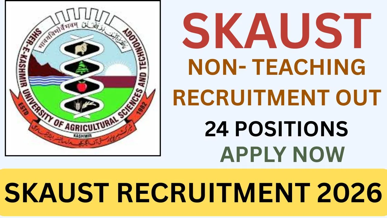 SKAUST RECRUITMENT 2026